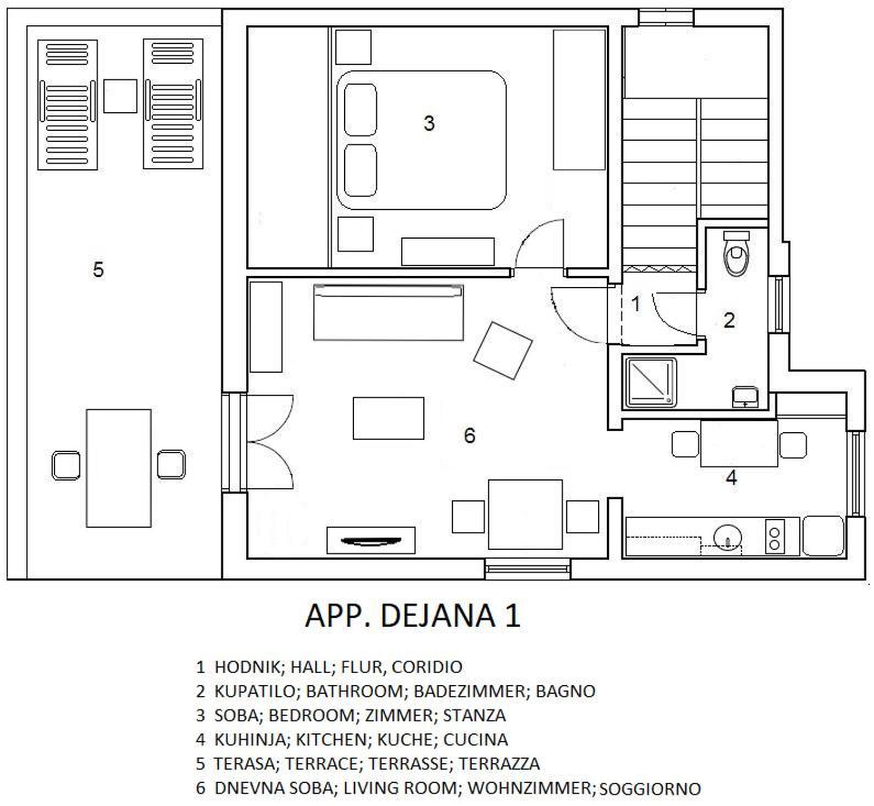 Apartments Dejana שטיניאן מראה חיצוני תמונה